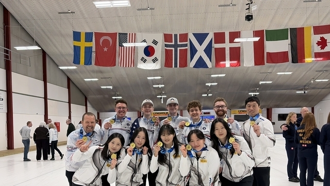 전북도 여자 컬링팀, 세계주니어컬링선수권 2년 연속 우승