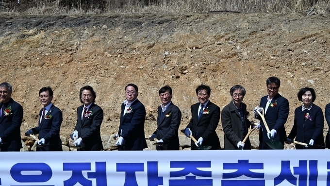 장수군, 한국유전자종축센터 착공식... .계남면 신전리 일원