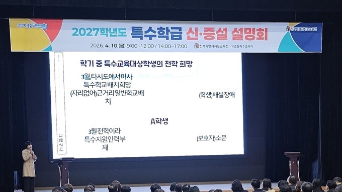 일반학교 특수학급 확대… 2027년 특수학급 신·증설 설명회