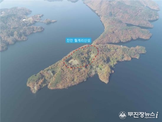 월계리산성 항공사진