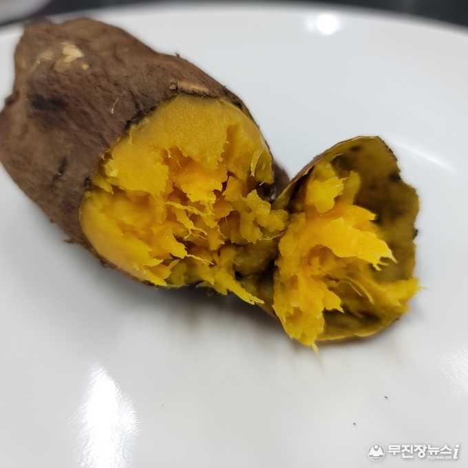 고구마 속 섬유질