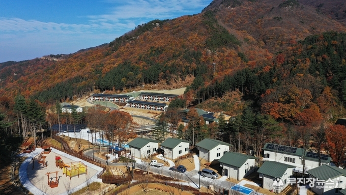 2025년 하반기 개원 예정인 국립 진안고원 산림치유원 전경