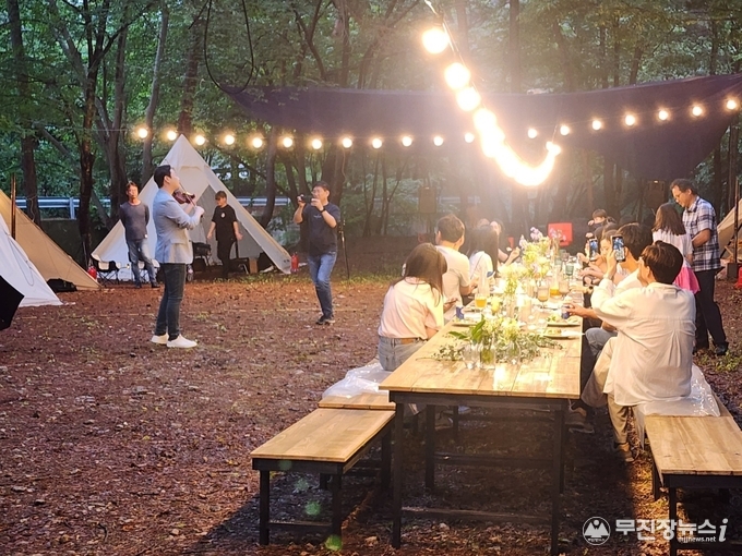 정천면 학동마을에서 mz대상 산골낭만캠핑 프로그램